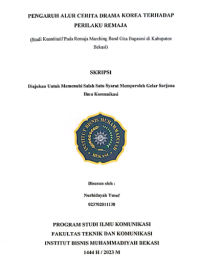 Image of PENGARUH	ALUR  CERITA  DRAMA   KOREA TERHADAP PERILAKU  REMAJA